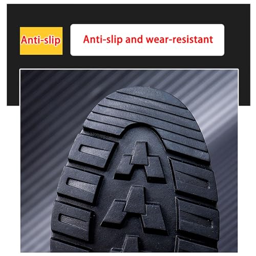 Men's Business Dress Shoes, Soft Sole Casual Leather Oxford Shoes for Men, Warm Lined Winter Cotton Padded Shoes, Comfortable Fit Round Toe Lace-Up4