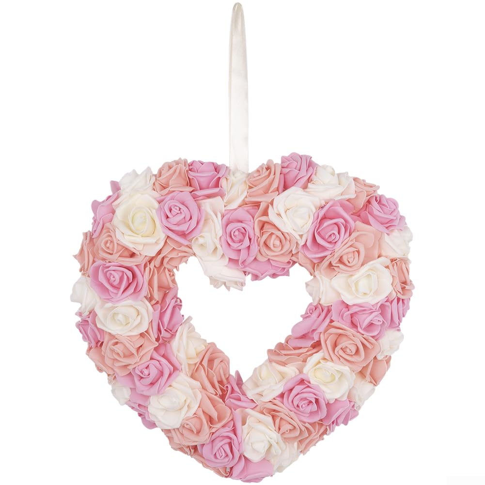 Couronne cœur Saint-Valentin pour célébrer l'amour et embellir vos fêtes de fiançailles