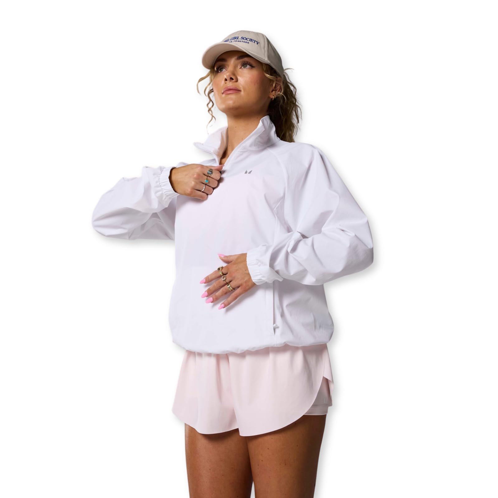 MP Women's Velocity Windbreaker - White - L