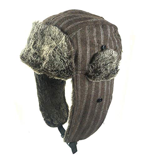 Chapka homme à rabats d'oreille thermiques pour chasseur et sports d'hiver