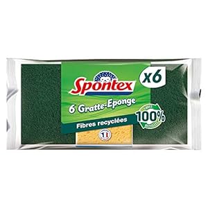 Spontex Scheuerschwamm Recycelte Fasern 6 Stück