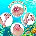 Axolotl Squishy Stress Relief Toy Glitter Fidget Toys Cute Malt Sugar Axolotl Toy Fidget Toys Adults Fidget Toy for Kids Youth Adult, Party Favors Anxiety Relief Squishy Toys(Pink)