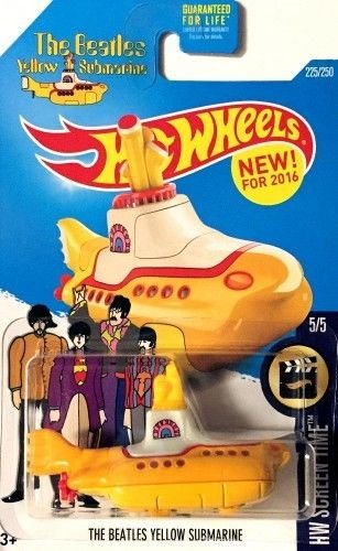 Amazon.com: Anajosily Hot Wheels The Beatles Yellow Submarine (255