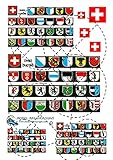 Calibrador HO, N y O SWISS CANTONS Modelo Railway Signales Swiss HO & N Gauge Glacier Express