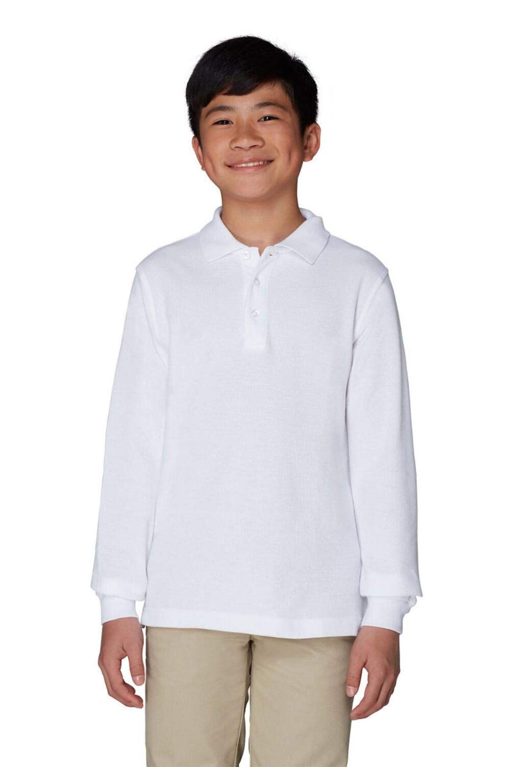 French Toast Koszulka polo chłopiec Long Sleeve Pique Polo Shirt