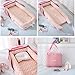 Loevin Baby Lounger for Newborn Portable Bag,Baby Nest Play Gym mat with Strap,Newborn Lounger Adjustable Size & Inner Zipper Lengthen Space to 24 Months(Pink Polka Dots)
