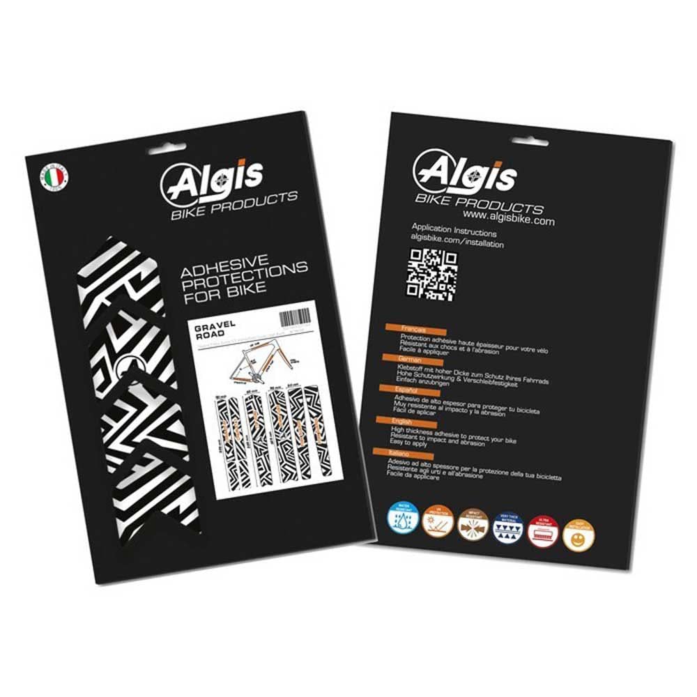 1109933var-285941 - Kit Pegatinas protección Cuadro Bicicleta Gravel/Carretera Color Blanco