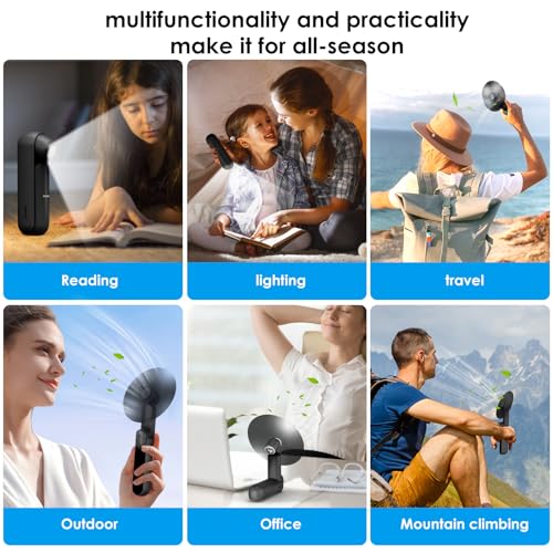 Nonlock PORTABLE FAN 4 In 1 Portable Handheld Fan,Personal Foldable Cooling Fan thumb #6