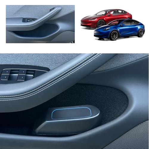 BSTW for Tesla Model Y Trash Can Tesla Model 3 Trash Bin for 2018-2025 Tesla Small Car Trash Can for Side Door Model 3 Front Left Door Trash Garbage Bin w/Lid (Tesla Left Side)