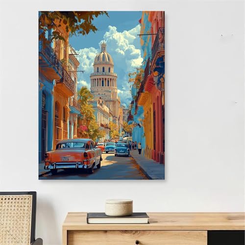 Peinture numéro adulte cadre 90x150cm pour sublimer la décoration murale de votre salon