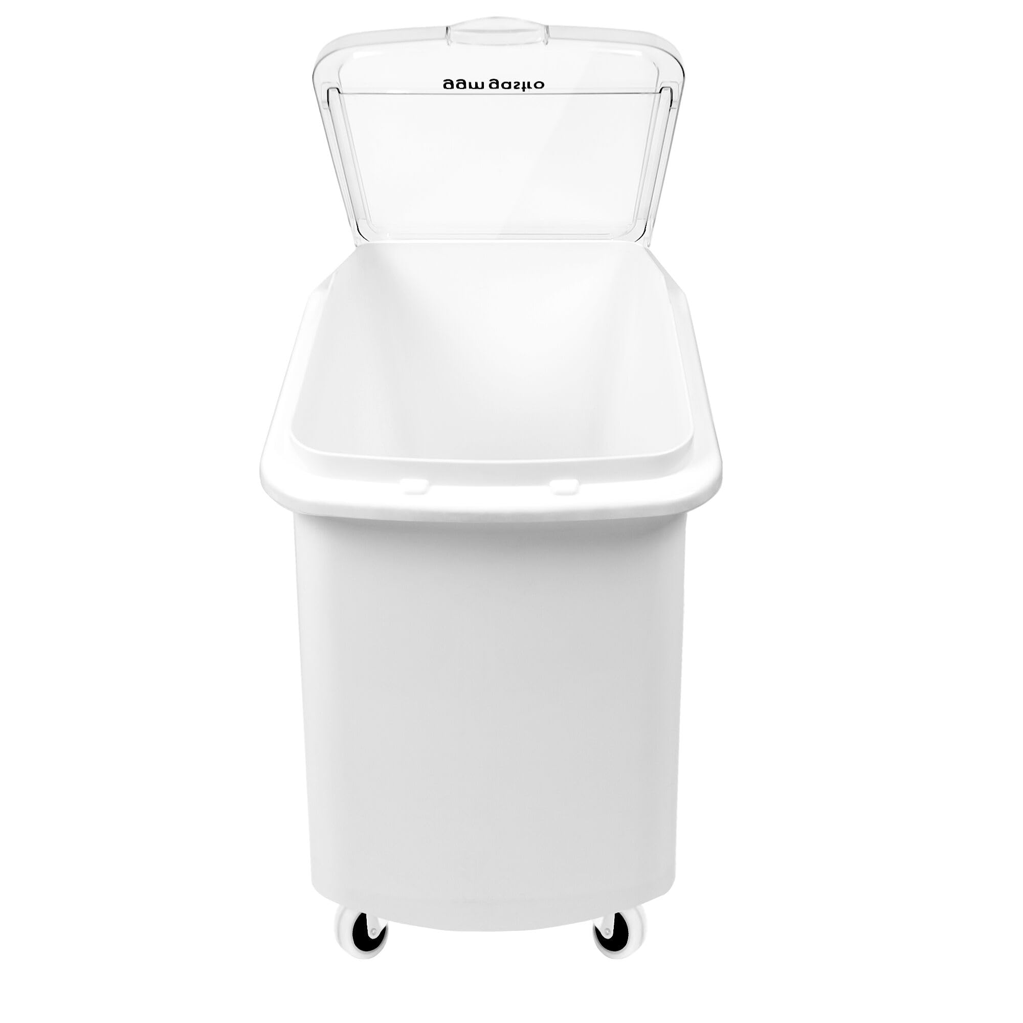 GGM Gastro | GPPUS11 | Mehlwagen/Zutatenwagen - 102 Liter - Polypropylen - Mit Deckel & leisen Rollen