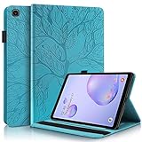 Case for Samsung Galaxy Tab A 8.0 Case 2019 Model SM-T290 /T295 Premium PU Leather Flip Wallet Cover Folio Stand Shell with Pencil Holder Card Pockets for Galaxy Tab A 8.0 inch Tablet - Turquoise