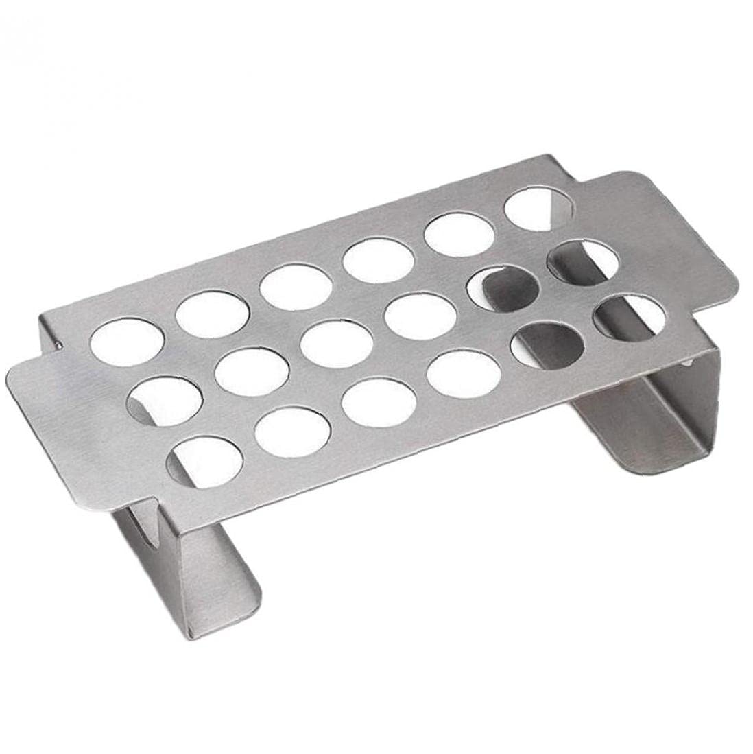 Chili pepper roaster grill rack de 18 cavidades vertical para asar muslos de pollo sin quemar