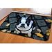 HUGS IDEA Cute Boston Terrier Print Washable Absorbent Doormats Entrance Way Floor Mat Carpet Home Decor