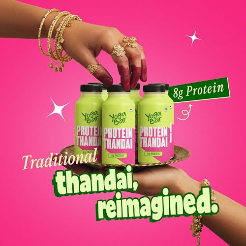 Image of Yogabar 8g Protein Thandai | Ready to Drink | Low Fat Festive Drink | High Protein Flavoured Milk