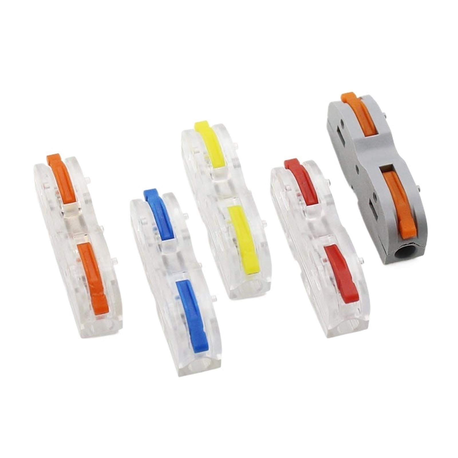 SPL-1 Mini connettore rapido rapido for cavo universale compatto connettore di giunzione for cablaggio a molla connettore conduttore plug-in for LED(B,25 PCS)