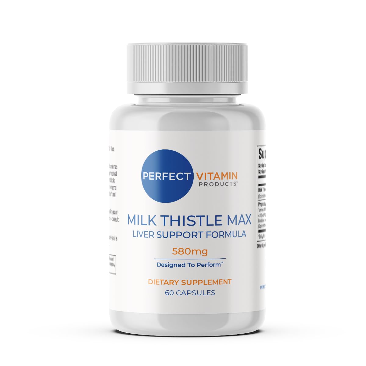 Milk Thistle Max 580mg Liver Support (60 Capsules)
