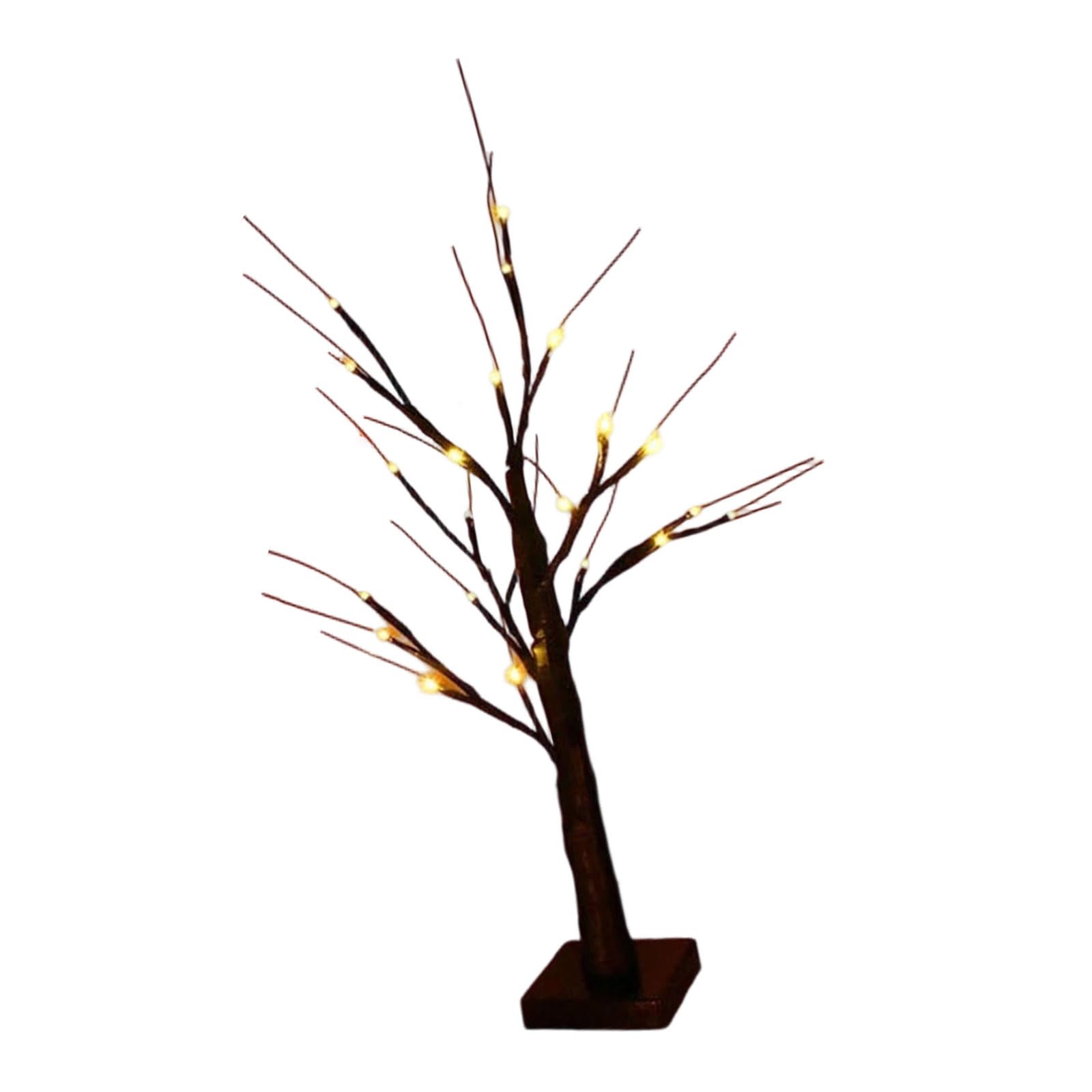 APGLSXY Illuminated Plastomer LED Halloween Tree Decoration Battery USB Operated Holiday Party Decoration for Indoor and Outdoor Use Easy Assembly Deck