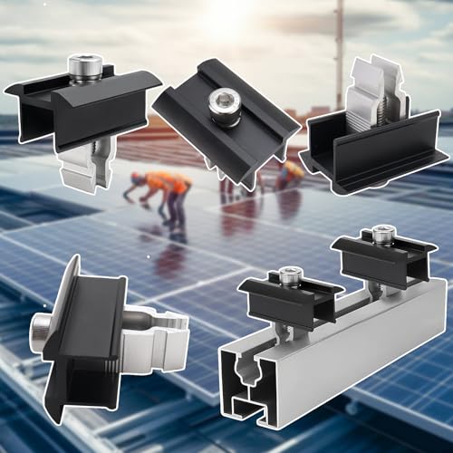Abrazadera de Aluminio Soporte de Montaje de Panel Solar Resistente a la Corrosión Marina 7