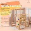 Avenlur Montessori Gym Alpine Wooden Jungle Gym with Indoor Swing, Toddler & Baby Climbing Toys, Rock Wall Perfect for Active Fun & Skill Development, Ages 2-8