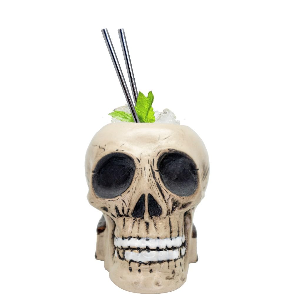 VB VIN BOUQUET FIA 1402 Skull Cup 750ml for Cocktails – Unique and Spacious Design for Drinks and Decoration