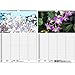 Wall Planner Family Planner 4 Columns - Orchid Magic DIN A3 Calendar for 2022 Orchids and Flowers