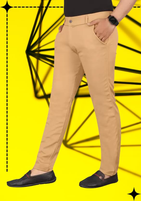 Men’s Slim Fit Casual Chinos Pants Stretch Cotton Trousers with Flat Front, Comfortable Everyday TS K051 Parent-picture-36