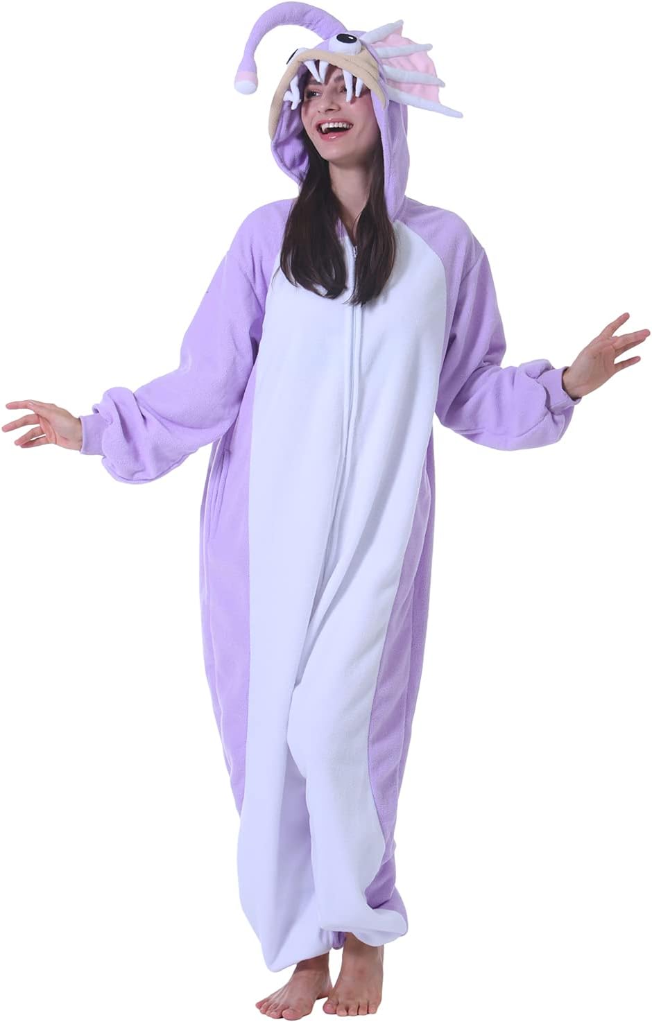 SAMGU Adult Onesie Animal Halloween Cosplay Costume One Piece Pajamas for Women and Men - Image 5