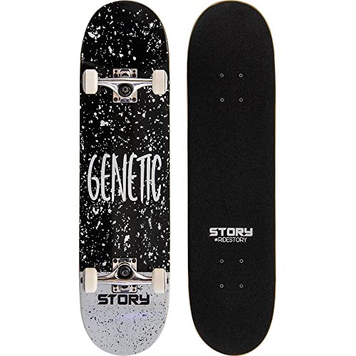 Story Genetic Trick Skateboard (8", Black) #TOP25