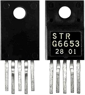 1pc - STR-G6653 STR G6653 STRG6653 6653 Chipset Integrated Circuit IC - TO220F-5P Power Switching Regulator Transistor