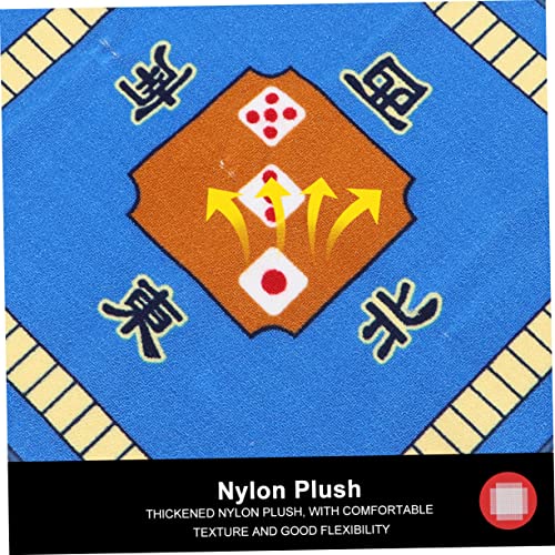 Uldigi 1Pc Mahjong Table Mat Board Game Mat Desk Mat For Desktop Square Shape Mahjong Mat Mahjong Table Cloth Slip Resistant Mat Card Dominoes Poker Poker Mat Reduction Mat X7 Chess #TOP2