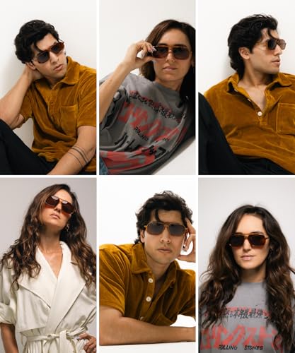 Image of Blackburn Polarized Aviator Sunglasses for Men & Women 2026 - Handmade Japanese Designer Frame, UV400 Protection