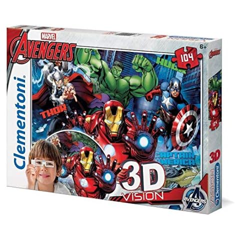 Clementoni 3D Puzzle The Avengers 104 Pieces Cover