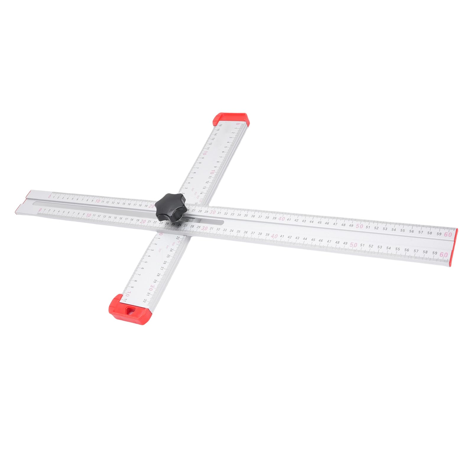 FILFEEL Righello da Trapano in Alluminio 60cm, Misuratore Ad Angolo