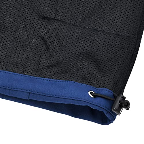 Botvela Men's Full Zip Sleeveless Jacket Breathable Outdoor Vest For Travel Sports Outwear With Pockets (Xx-Large, Navy) #TOP5