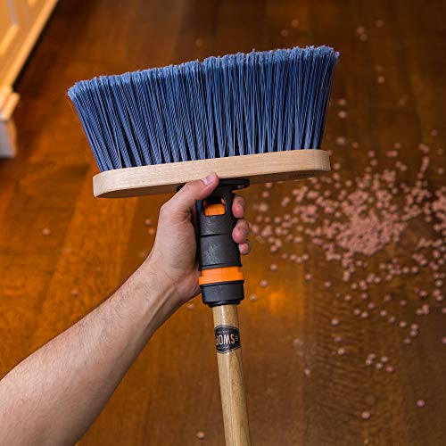 Swopt Premium Multi-Surface Angle Broom Cleaning Head — Indoor And Outdoor Angled Broom Set — Interchangeable With All Swopt Cleaning Products For More Efficient Cleaning And Storage #TOP7
