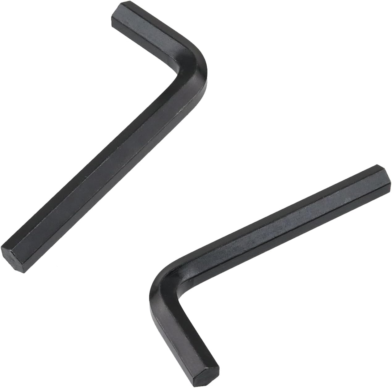 2 Pcs 10mm Allen Key Wrench Black L-Shaped Hex Wrench Long Arm Hex Key for Bike Furniture Tool Repairing