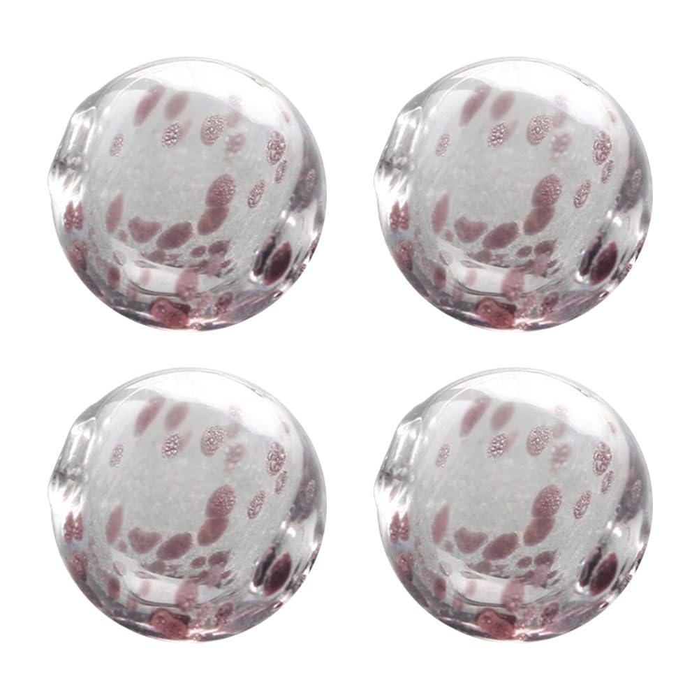 Cuentas huecas de cristal soplado traslúcidas para joyería artesanal superior