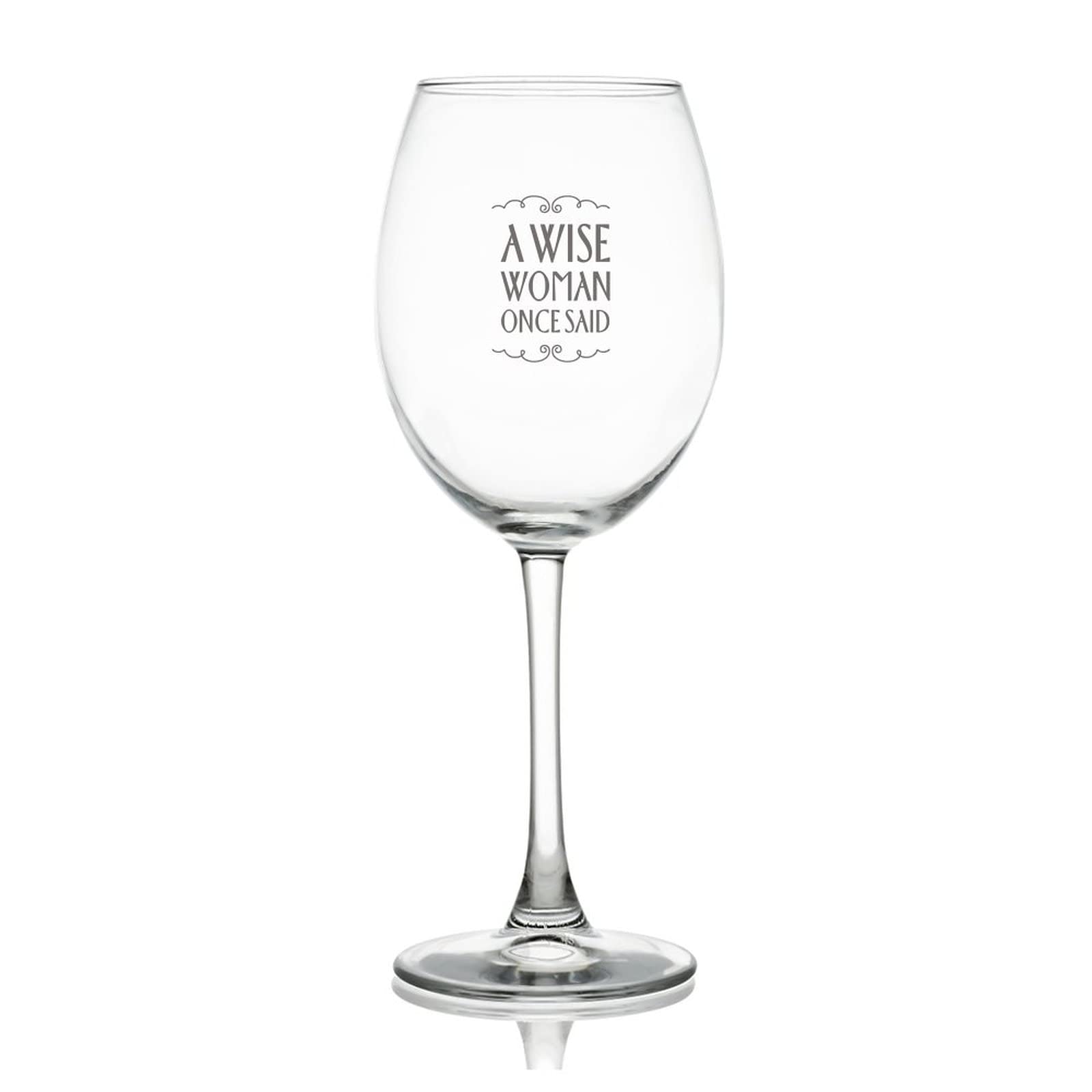 Verre à vin rouge gravé avec message humoristique, un cadeau unique pour mariage