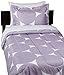 Amazon Basics Lightweight Microfiber Bed-in-a-Bag Comforter 5-Piece Bedding Set, Twin/Twin XL, Purple Mod Dot, Geometric