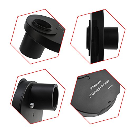 Astromania 2" Multiple 5-Position Filter Wheel For Telescope - Allowing You To Image Without Any Reflections Or Stray Light #TOP3