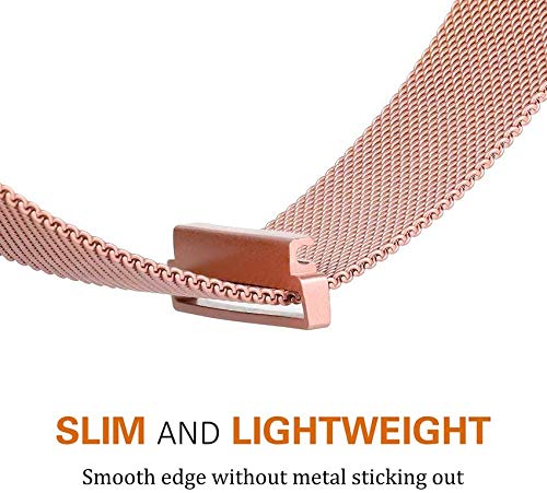 Image of Magnetic Milanese Metal Chain Watch Band - Adjustable Loop Strap | Compatible With Noisefit Endure Watch Only