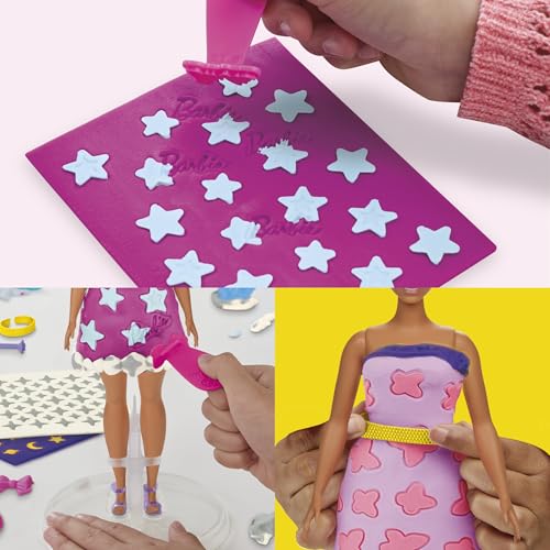 Play-Doh Barbie Joyaux et gemmes, recharges pour Coffret de pâte à Modeler