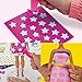 Play-Doh Barbie Sparkles and Gems Accessory Pack, 4 Refill Pattern Sheets of Modeling Compound, 8 Fashion Accessories, Kids Arts and Crafts, Kids, 5+