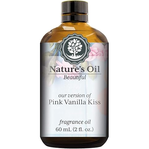 Pink Vanilla Kiss Fragrance Oil (60ml) For Perfume, Diffusers, Soap Making, Candles, Lotion, Home Scents, Linen Spray, Bath Bombs, Slime
