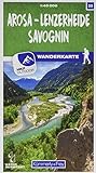 arosa schweiz wetter  Arosa - Lenzerheide - Savognin 35 Wanderkarte 1:40 000: Matt laminiert, free Download mit HKF Outdoor App (Kümmerly+Frey Wanderkarten)