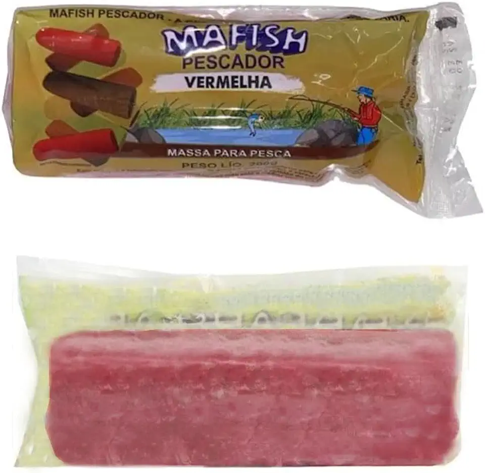 Massa Pronto Pesca Mafish Pescador Fedidinha 200g VERMELHA