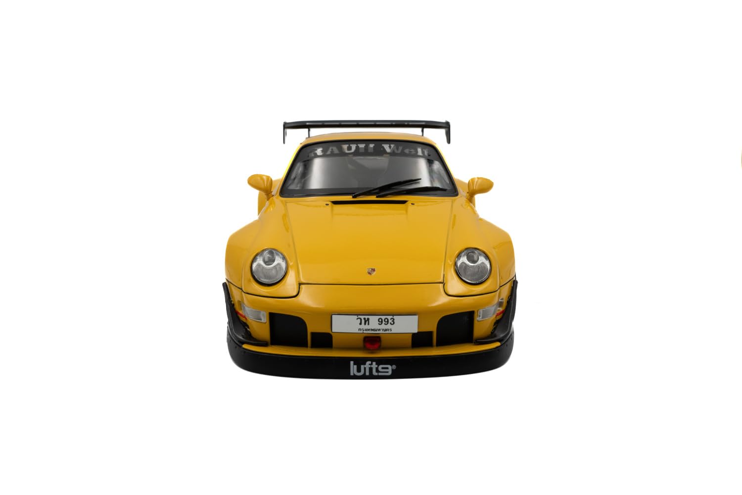 Solido RWB Bodykit Cinderella Modellino Auto 1:18 Widebody Carrozzina Sportiva Giallo