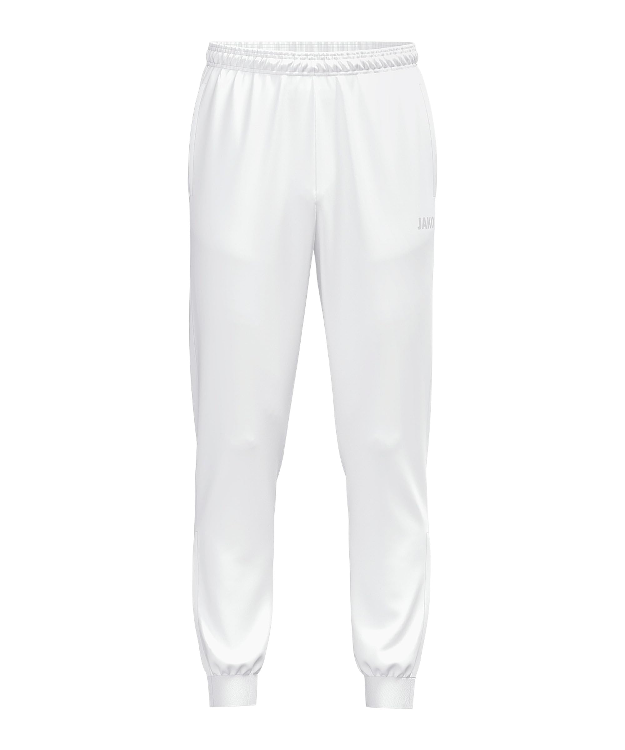 Jako Unisex Polyester Trousers One, White, XL