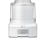 Cuisinart Cool Scoops Ice Cream Maker | Homemade Gelato & Ice cream machine in 25 Mins | Sorbet Maker | Frozen Yogurt Maker | Family size | 1.4L churning bowl | ICE21, White